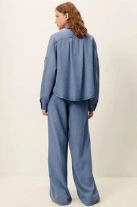 Sessùn Balanca Blue Denim Shirt - The Mercantile London