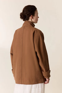 Leon & Harper Viktor Havana Brown Coat - The Mercantile London