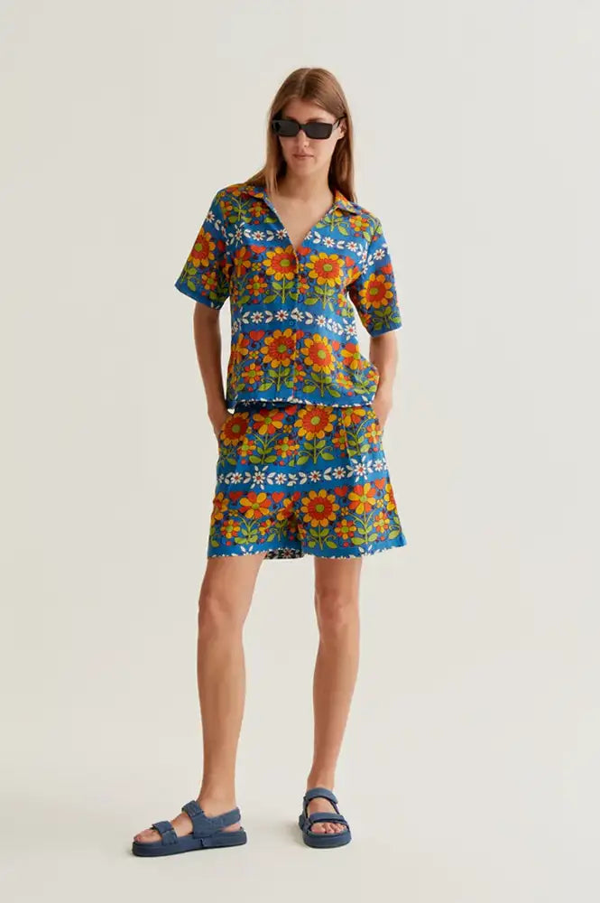 Compania Fantastica Garden Print Shorts - The Mercantile London