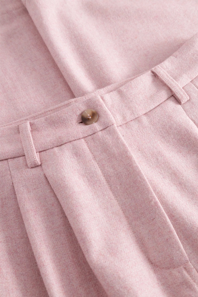 Nué Notes Russell Blush Melange Trousers - The Mercantile London