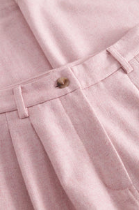 Nué Notes Russell Blush Melange Trousers - The Mercantile London