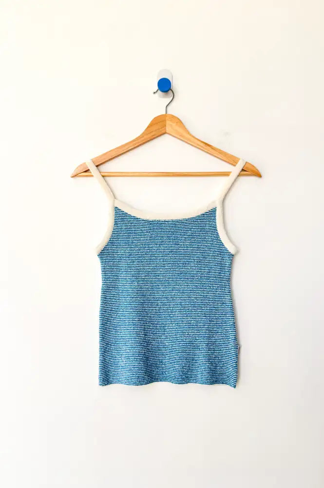 Le Bon Shoppe Lily Blue Stripe Sweater Cami - The Mercantile London