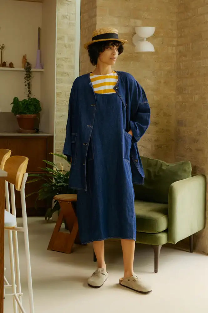 L.F. Markey Clifton Denim Chambray Dress - The Mercantile London