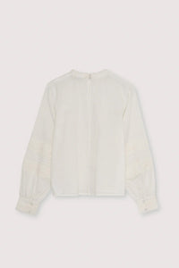 The New Society Perla Moonlight White Blouse - The Mercantile London