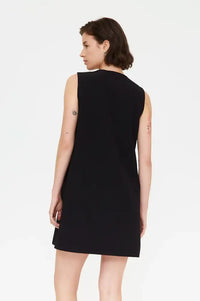 Compania Fantastica Black Bow Mini Dress - The Mercantile London