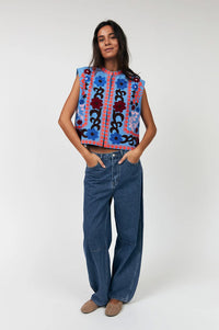 Lolly's Laundry Bini Bohemian Embroidered Vest