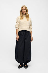 Object Paige Black Harem Trousers