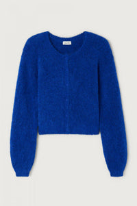American Vintage Niby Royal Blue Marl Cardigan