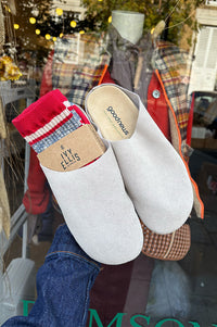 Good News Frankie Grey Mules - The Mercantile London