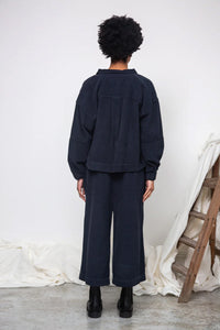 Beaumont Organic Tierra Navy Night Sky Overshirt - The Mercantile London