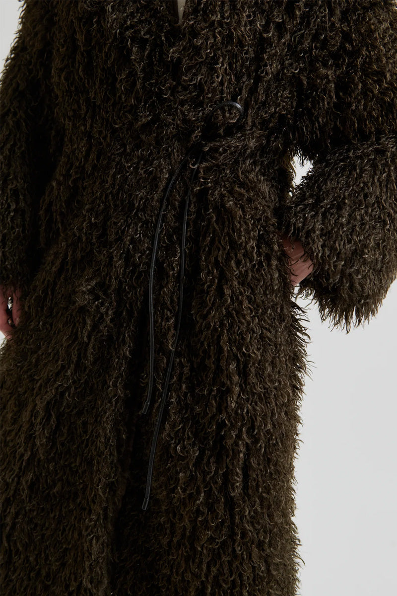 Second Female Ophie Delicioso Chocolate Coat - The Mercantile London