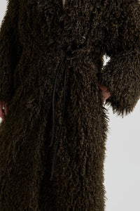 Second Female Ophie Delicioso Chocolate Coat - The Mercantile London