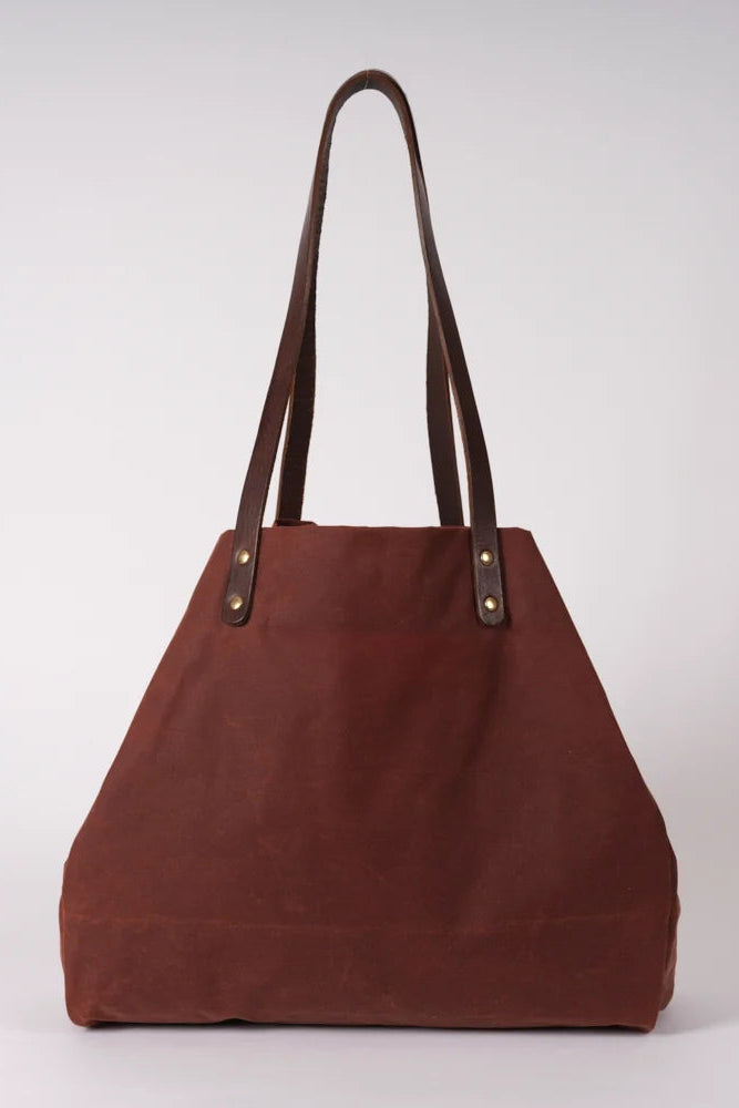 Kate Sheridan Midi Chestnut Tote Bag