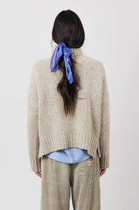 A.P Genievre Oat Turtle Neck Jumper - The Mercantile London