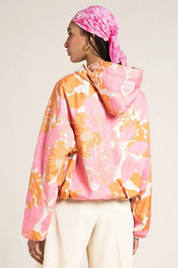 Flotte Darius Sunset Bloom Waterproof Bomber Jacket - The Mercantile London