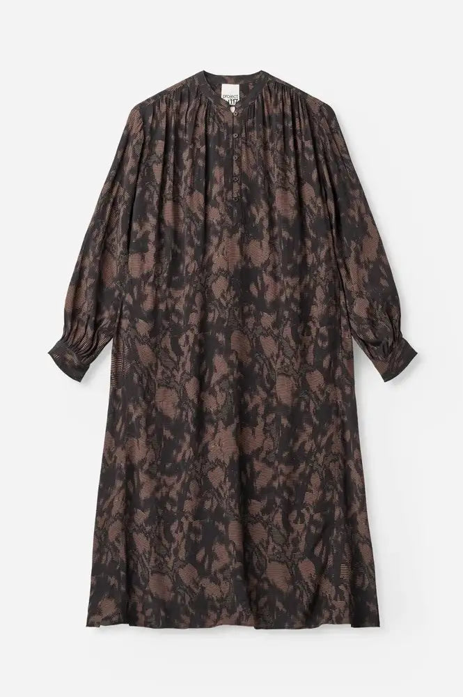 Project AJ117 Kaethe Garnet Jacquard Dress