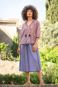 Zen Ethic Lina Lilac Skirt - The Mercantile London