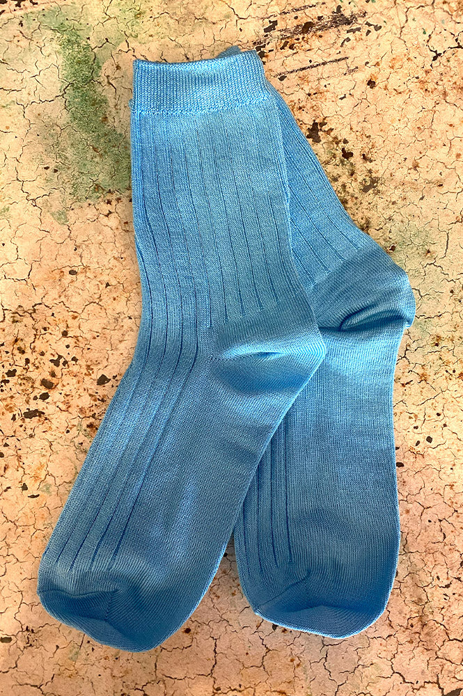 Le Bon Shoppe Her Blue Water Socks - The Mercantile London