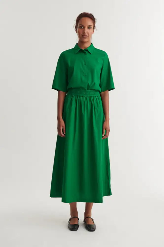 Basic Apparel Silje Abundant Green Skirt - The Mercantile London