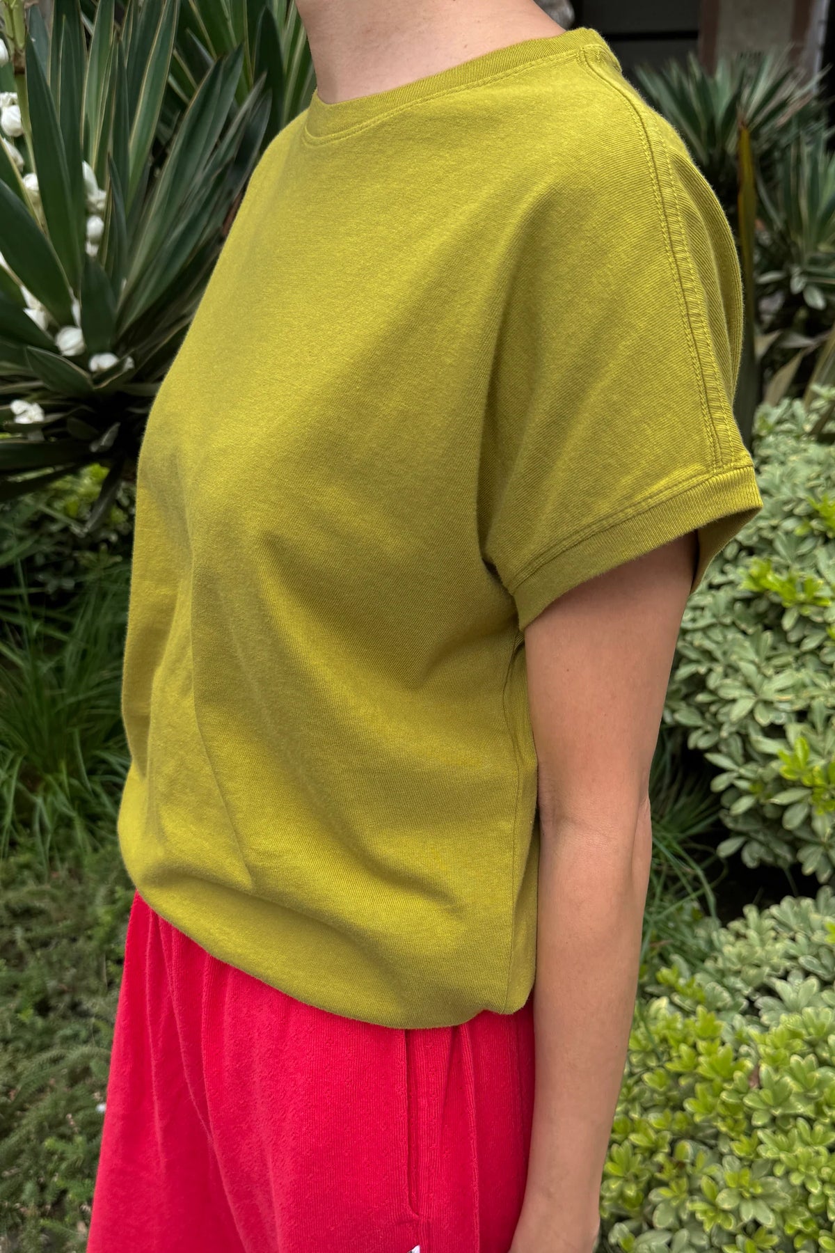 Le Bon Shoppe Ease Golden Olive Tee