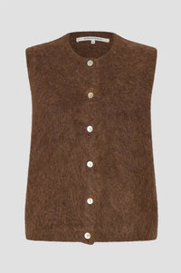 Second Female Brook Carafe Brown Knitted Vest