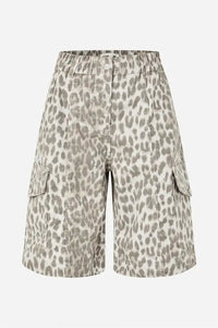 Baum Und Pferdgarten Neeto Leopard Bermuda Shorts - The Mercantile London