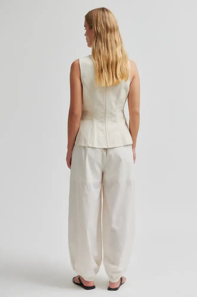 Second Female Avida Eggnog Harem Trousers - The Mercantile London