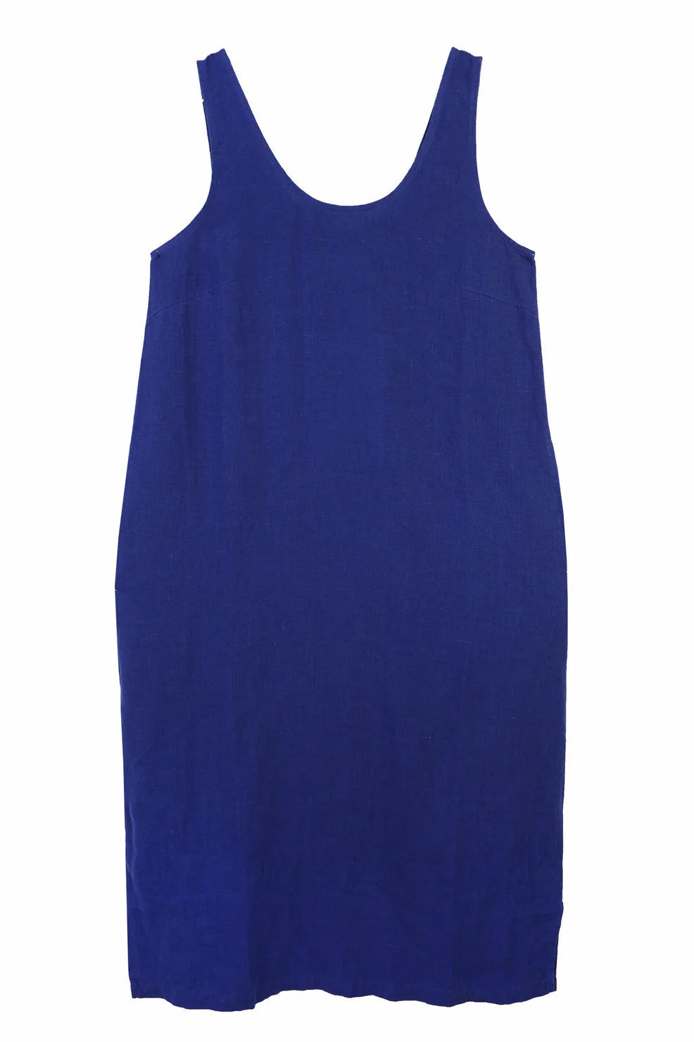 L.F. Markey Basic Linen Shift Cobalt Dress - The Mercantile London