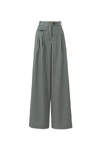 FRNCH Aster Green Moss Trousers - The Mercantile London