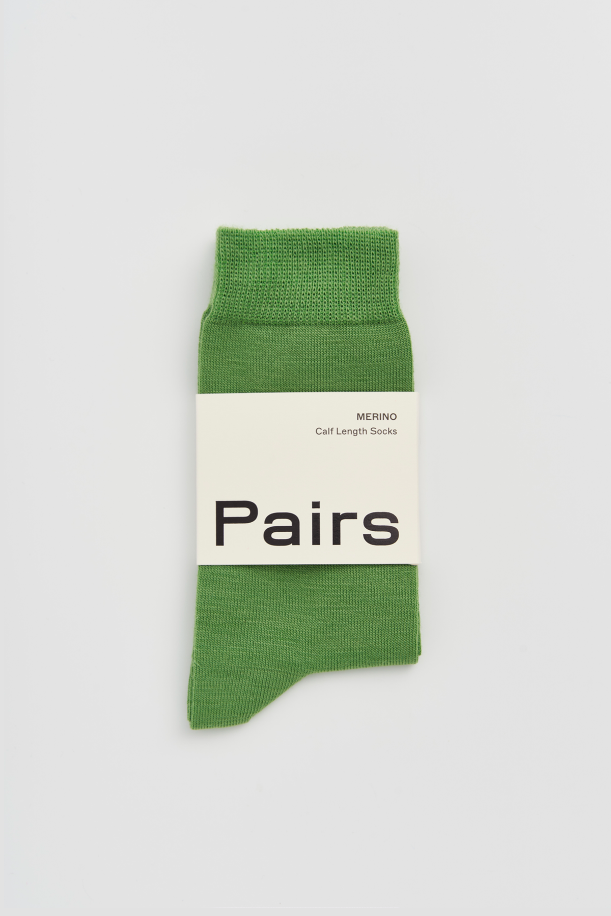 Pairs Grass Green Merino Socks - The Mercantile London