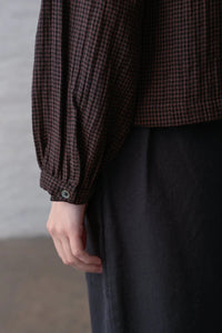 Bibico Jolene Cocoa Check Casual Shirt