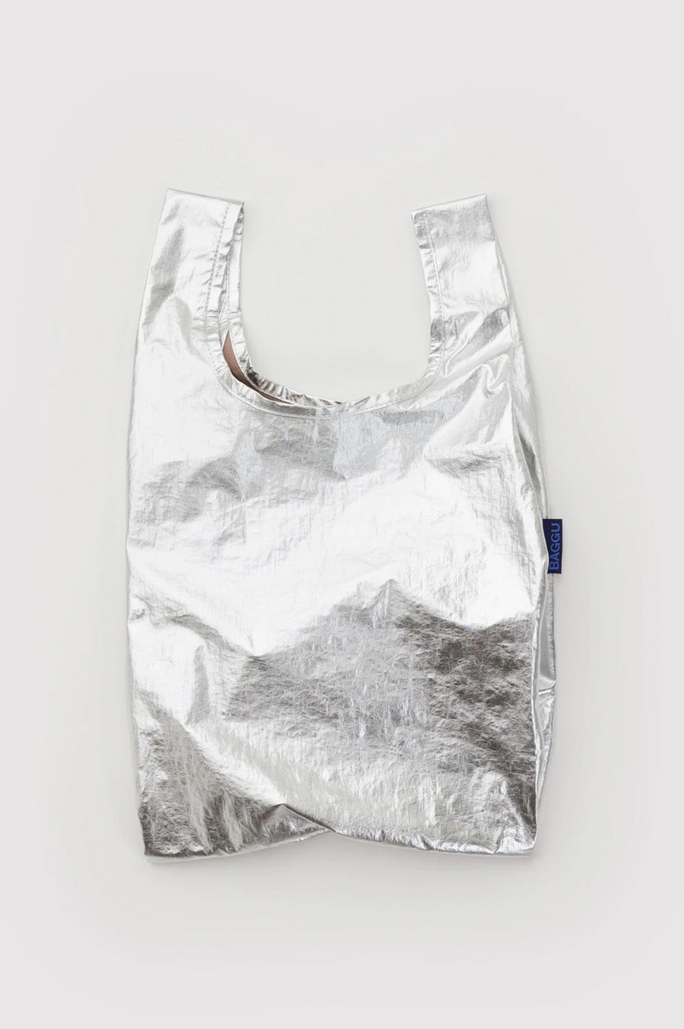 Baggu Baby Silver Metallic Reusable Bag - The Mercantile London