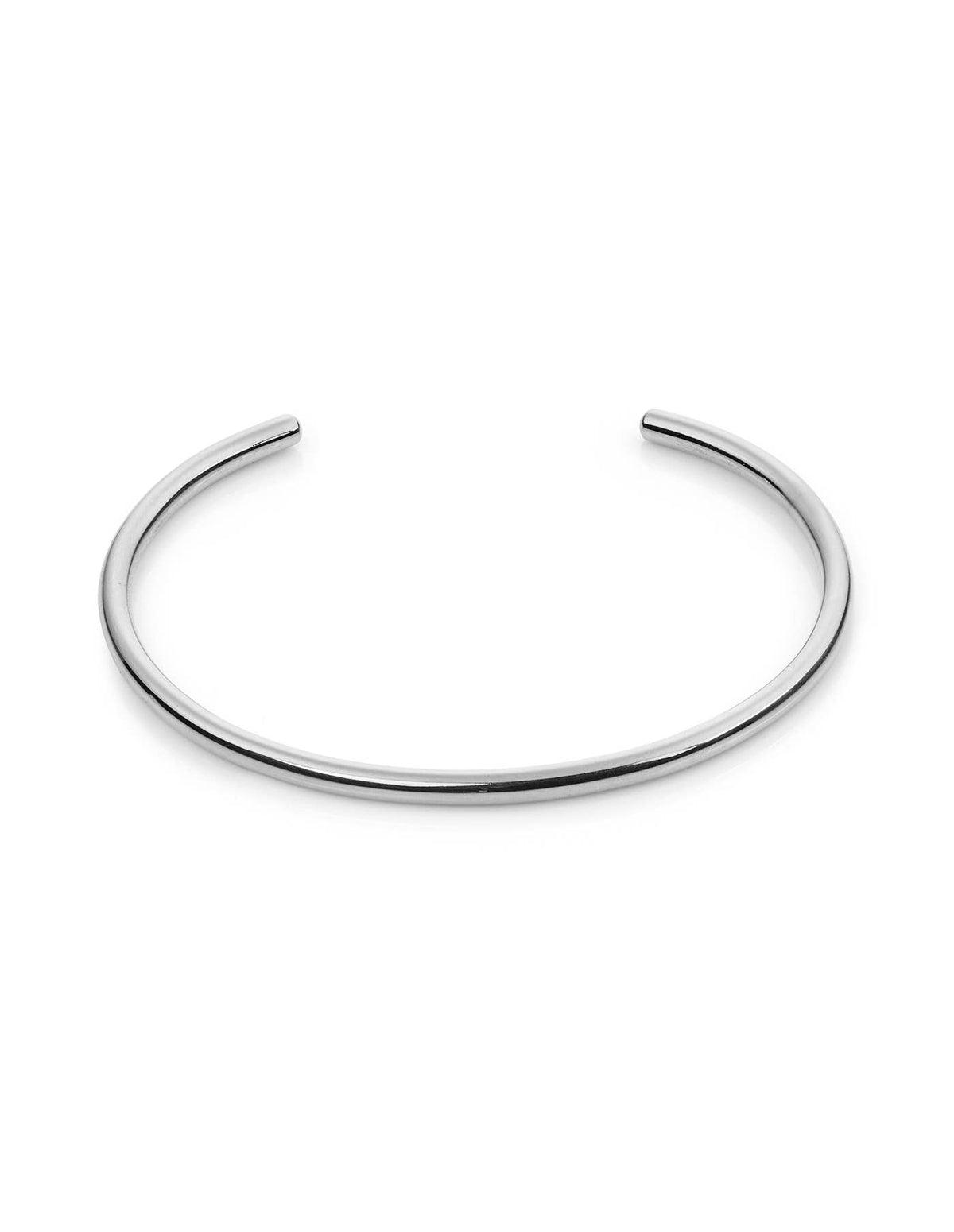 Nordic Muse Minimal Silver Cuff - The Mercantile London