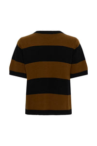 My Essential Wardrobe Jola Bison Stripe Jumper