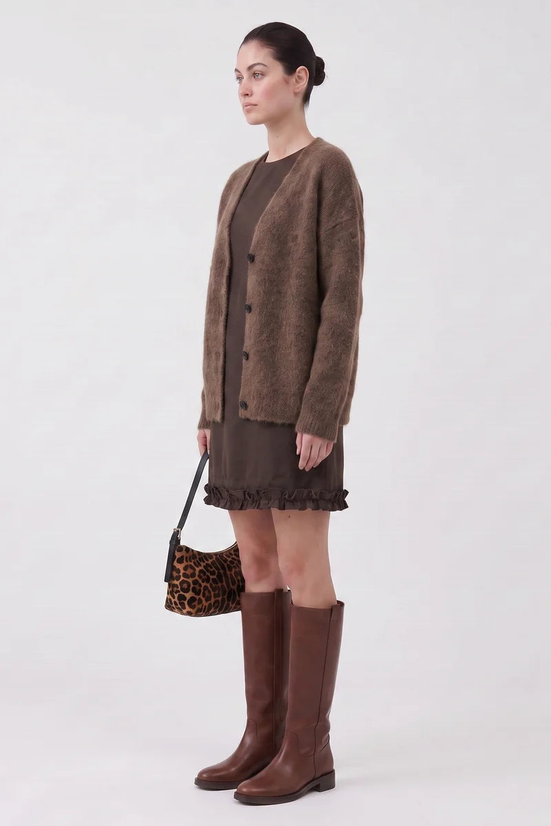 Artlove Aniane Brown Cardigan