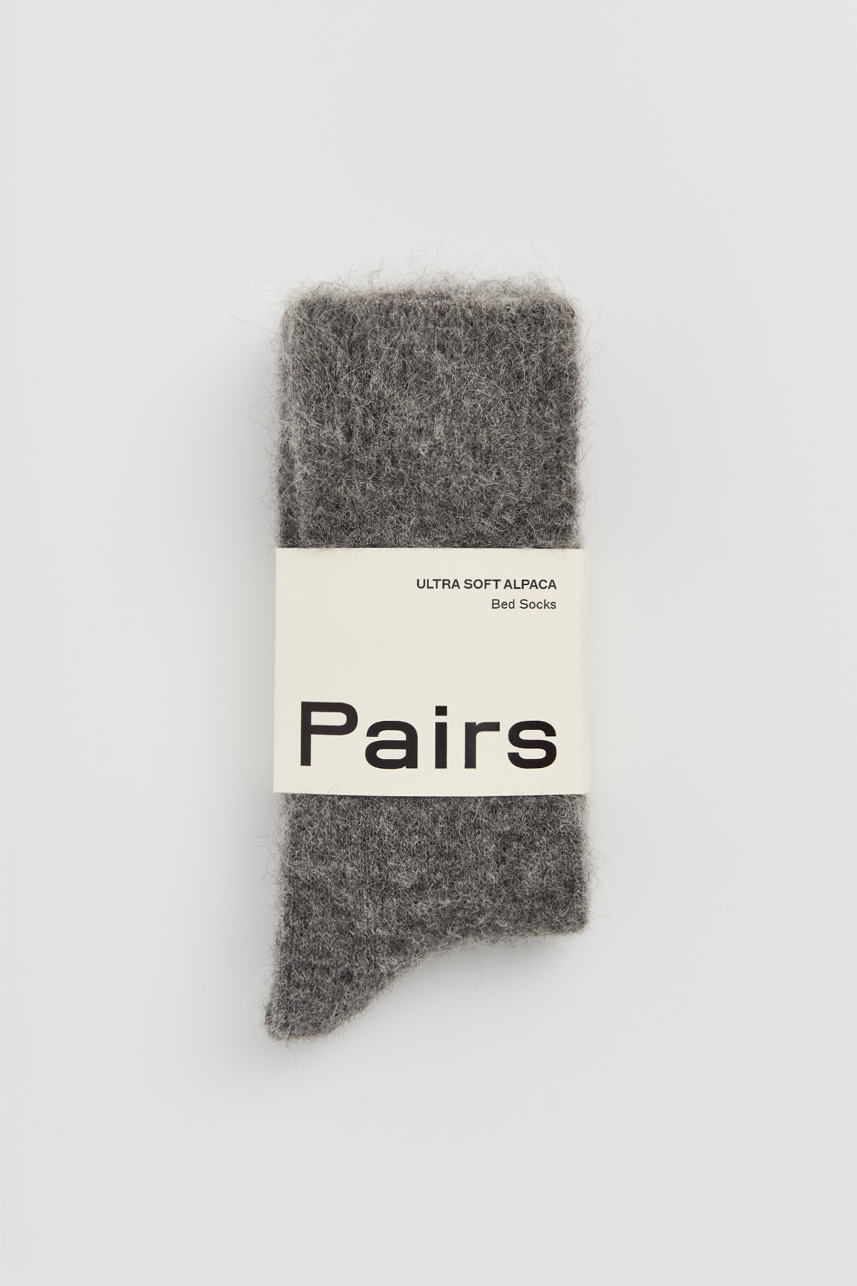 Pairs Smoke Grey Ultra Soft Alpaca Socks - The Mercantile London