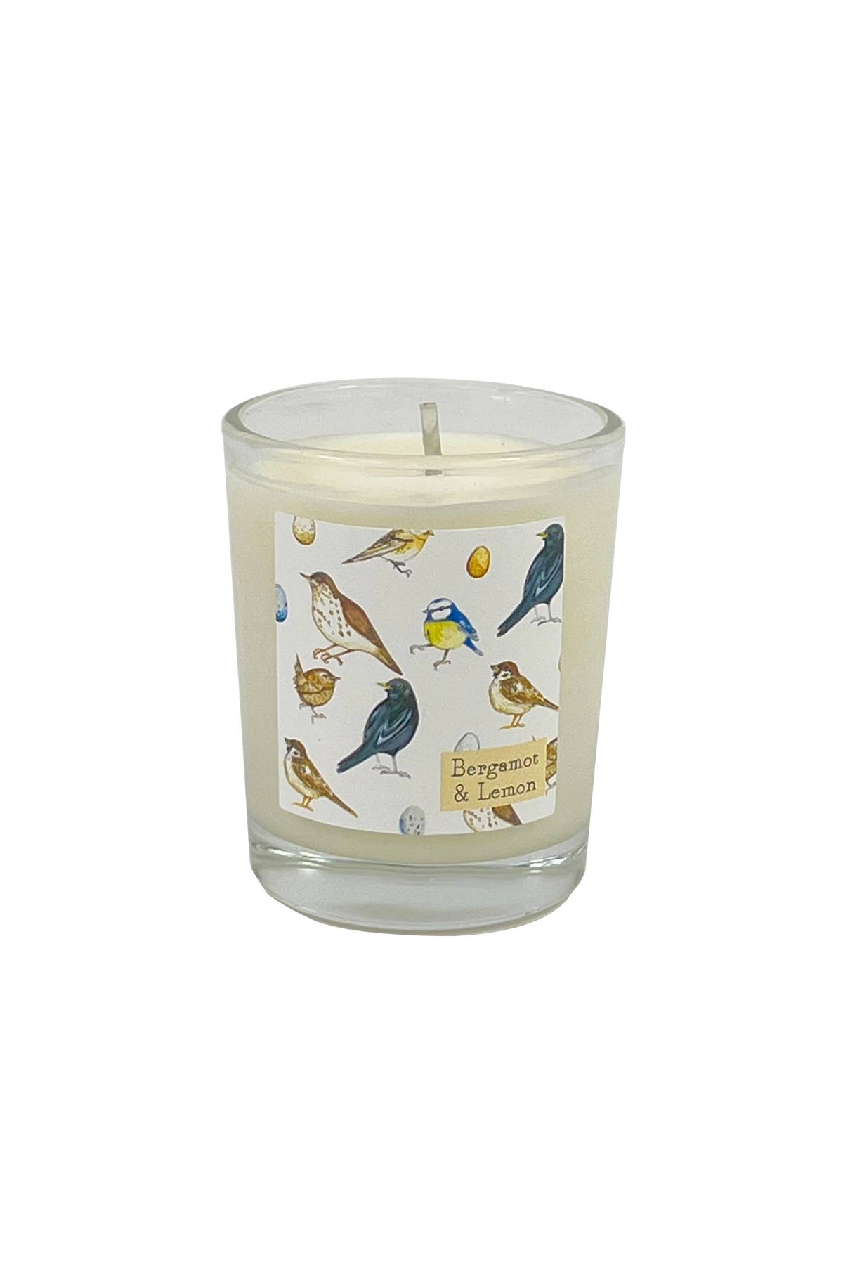 British Birds Illustrated Scented Votive Candle