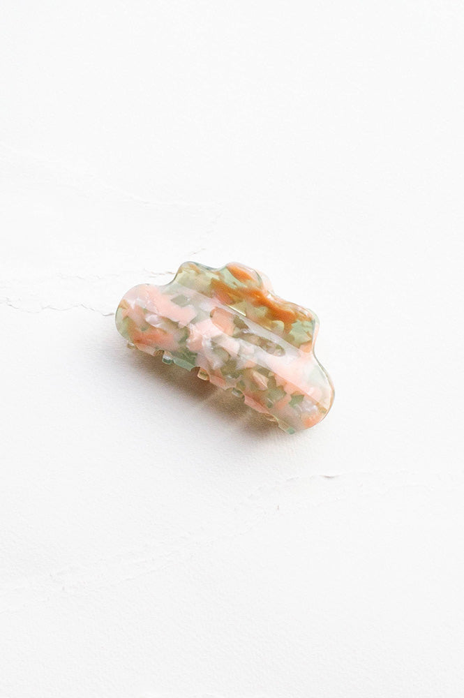 Tiepology Eco Cloud Blush Sage Claw Clip