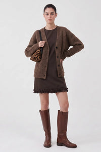 Artlove Aniane Brown Cardigan