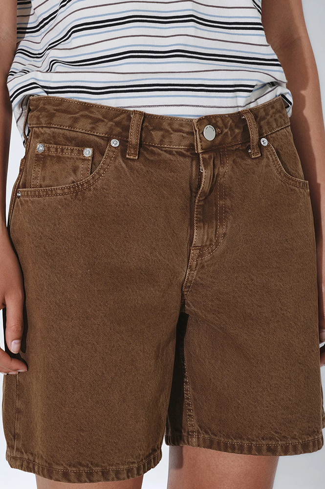 Dr Denim Hill Shorts Washed Teak - The Mercantile London