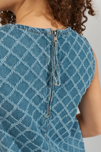 Numph Emilia Medium Blue Denim Dress - The Mercantile London