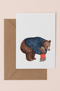 Mister Peebles Hugs Card - The Mercantile London