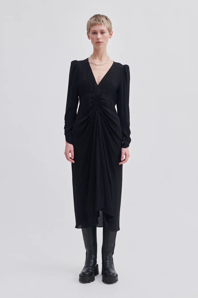 Second Female Parisa Black Maxi Dress - The Mercantile London