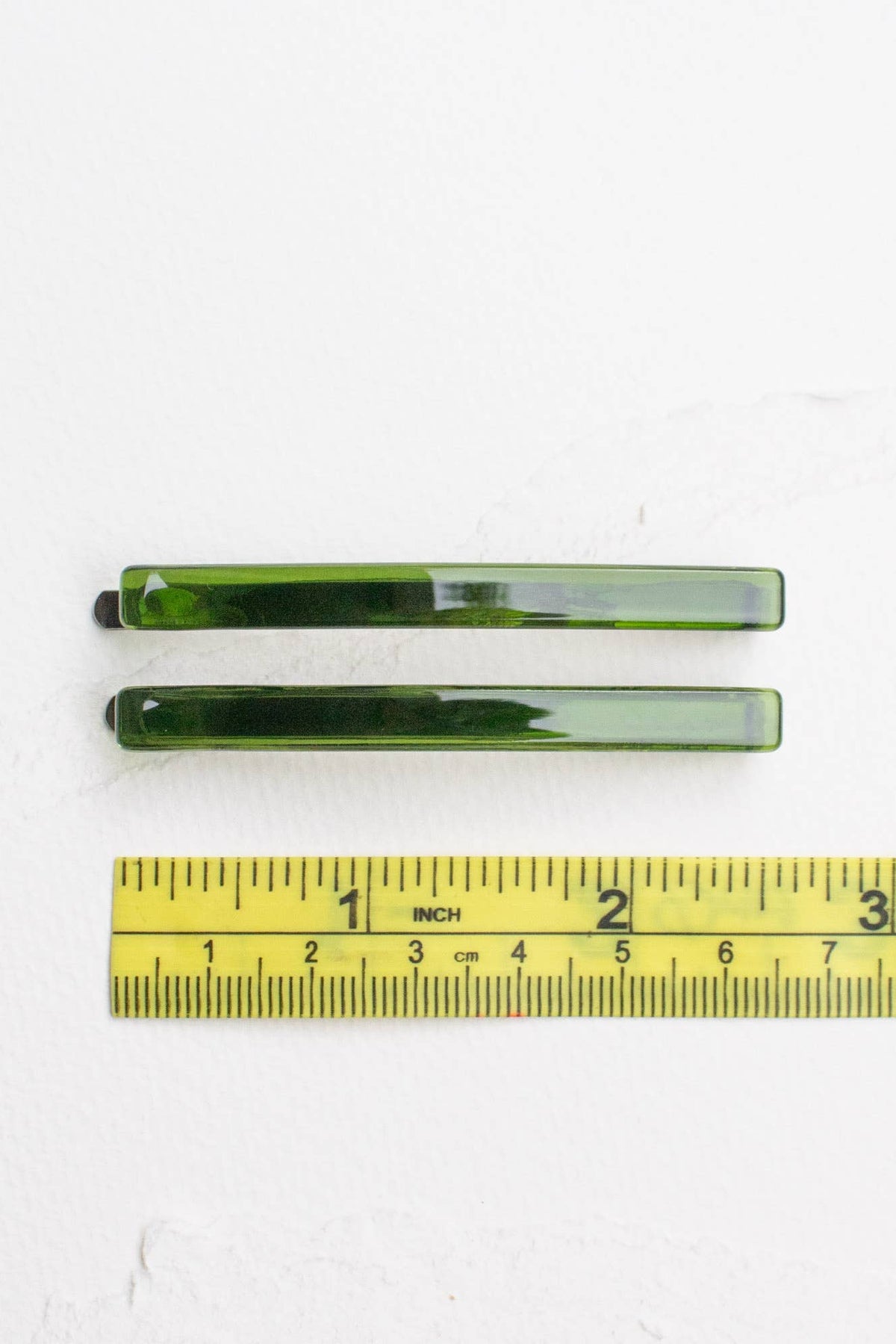 Eco Simple Hair Bobby Pin Set: Olive Pearl - The Mercantile London