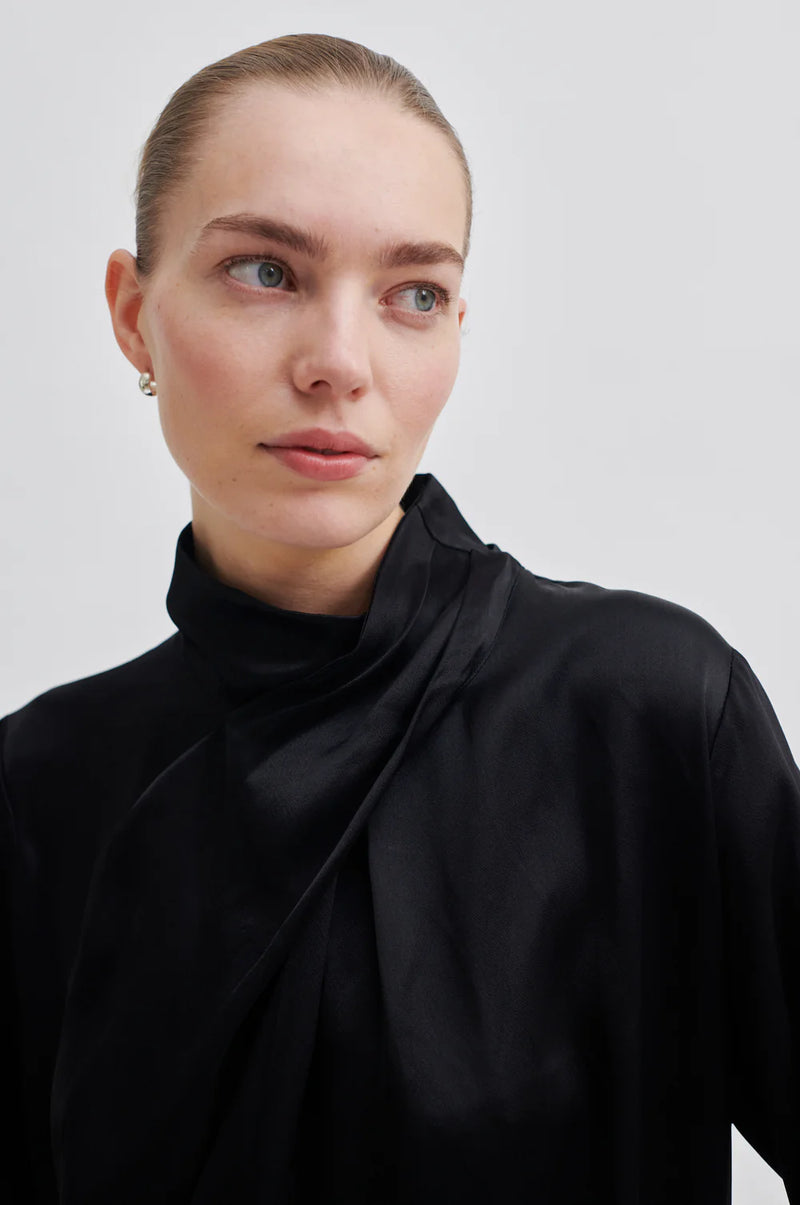 Second Female Fearless Black Blouse - The Mercantile London