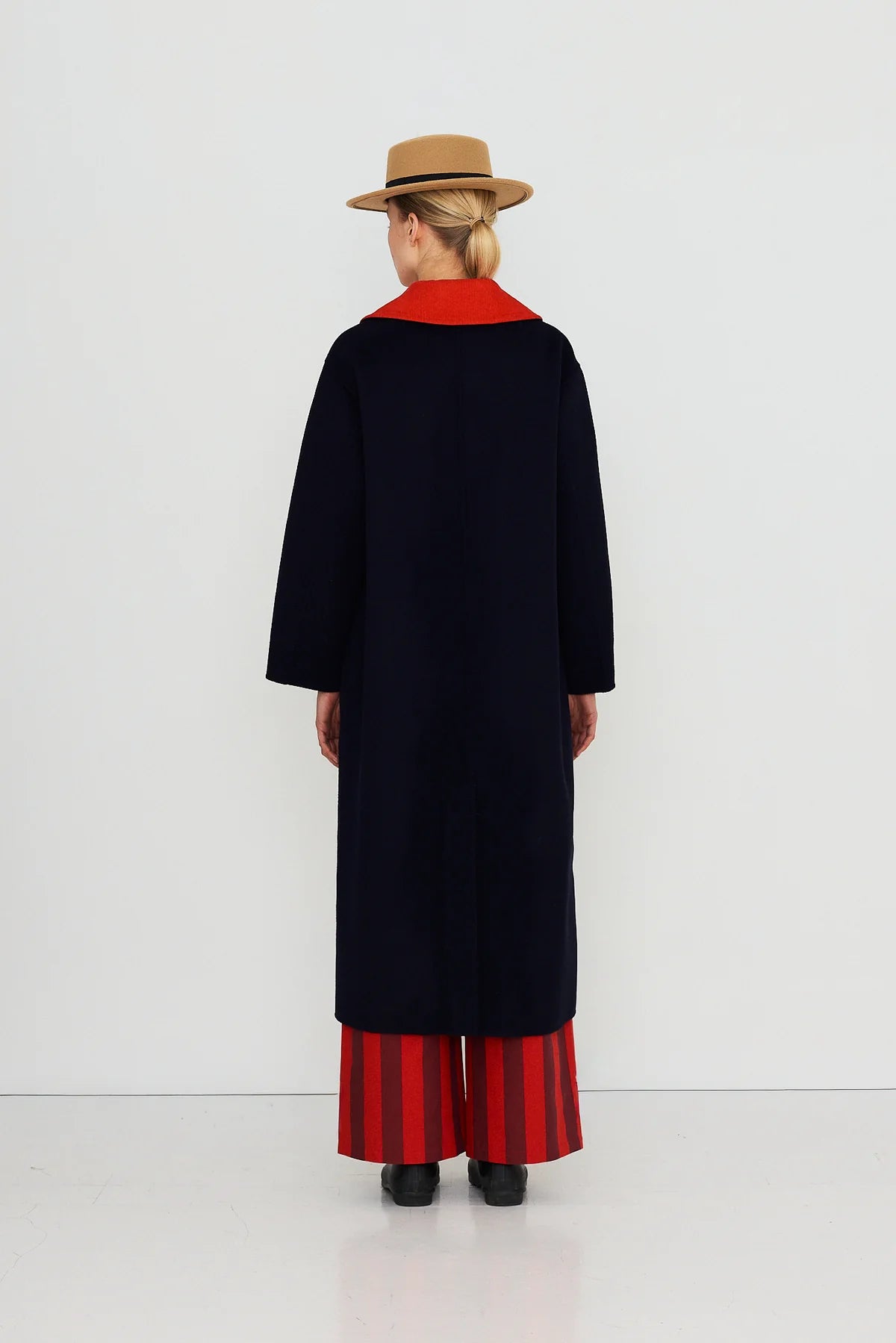 The Tiny Big Sister Navy Long Coat