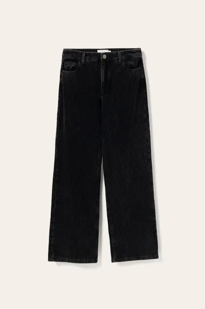 Noella Melo Black Wash Corduroy Trousers
