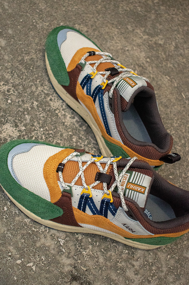 Karhu Fusion 2.0 Douglas Fir And Navy Peony Trainers
