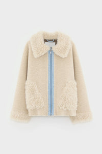 Bellerose Jakarta Mineral Shearling Jacket - The Mercantile London