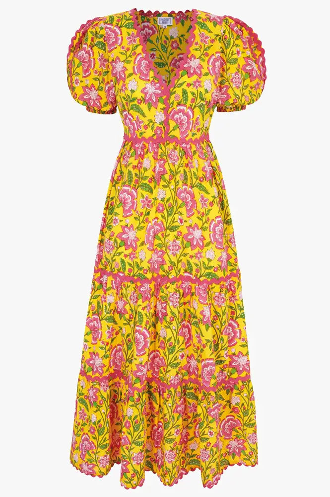 Pink City Prints Jolie Provencal Peony Dress - The Mercantile London